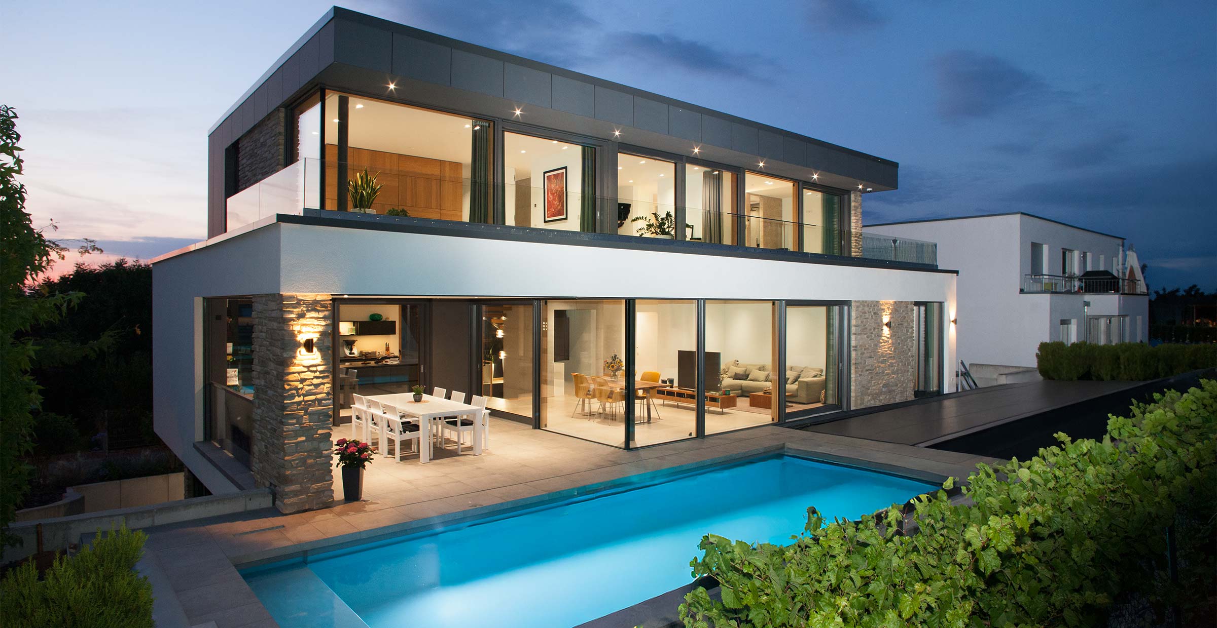 Individuell geplantes Einfamilienhaus