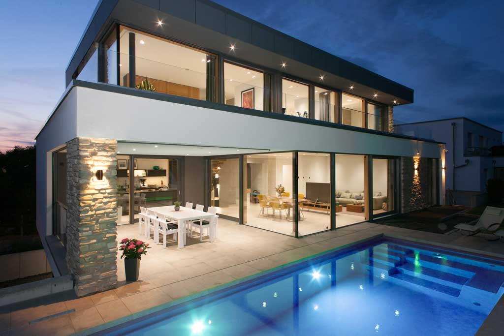 Individuell geplantes Einfamilienhaus